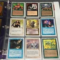 1995 MTG Magic The Gathering CHRONICLES Complete 125 Card Set in Binder Unplayed - Image 5