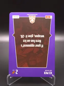 Ice Pick 2025 Bo Jackson Battle Arena Alpha Update Play Card #PL-90 - Image 3