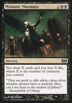 Minions' Murmurs - Light Play MTG Futuresight - Image 1