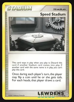 Speed Stadium - 114/130 - Uncommon - Diamond & Pearl Base - Pokemon Card - Image 1