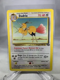 Pokemon TCG Dodrio Jungle Uncommon Card 34/64 Regular - Image 1