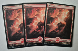Magic The Gathering - MTG - Mountain - Battle for Zendikar - Full Art x 3 - NM - Image 1