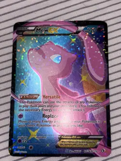 Pokemon Mew-EX TCG Legendary Treasures Full Art Ultra Rare Card RC24/RC25 - Image 1