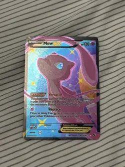 Pokemon Mew-EX TCG Legendary Treasures Full Art Ultra Rare Card RC24/RC25 - Image 2