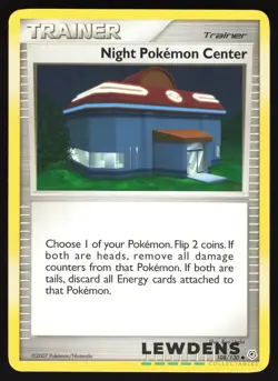 Night Pokemon Center - 108/130 - Uncommon - Diamond & Pearl Base - Pokemon Card - Image 1
