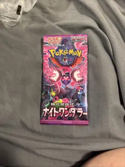 1 Pack Pokemon Card Night Wanderer SV6a Booster Pack Japanese TCG Factory Sealed - Image 1