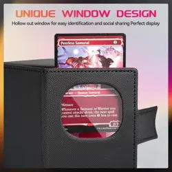 MTG Deck Box for Commander Display with 2 Card Dividers, Trading Card Storage Bo - Image 5