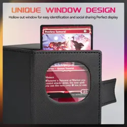 MTG Deck Box for Commander Display with 2 Card Dividers, Trading Card Storage Bo - Image 4