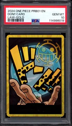 2024 One Piece PRB01 Don!! Card Law-Gold PSA 10 GEM MINT - Image 1