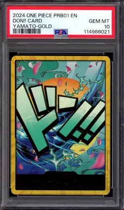 2024 One Piece PRB01 Don!! Card Yamato-Gold PSA 10 GEM MINT - Image 1