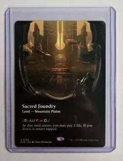 MTG - Sacred Foundry - Borderless Rare #282 - Edge of Eternities NM - Image 1