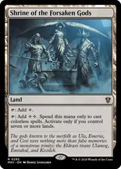 Shrine of the Forsaken Gods - Light Play MTG Commander: Murders at Karlov Manor - Image 1