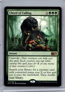 Chord of Calling 172/269 M15 Magic the Gathering MTG LP Rare - Image 1