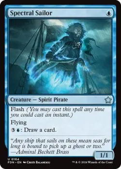 Spectral Sailor - Near Mint MTG Foundations - Image 1