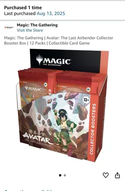 Magic: The Gathering x Avatar Last Airbender‼ Collector Booster Box MTG Presale - Image 1