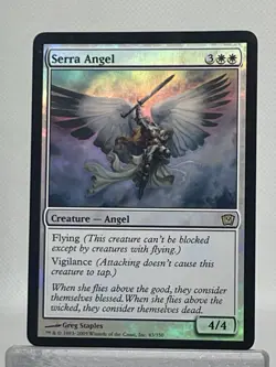 MTG Serra Angel Foil 9th Edition LP 43/350 Magic: The Gathering - Image 1