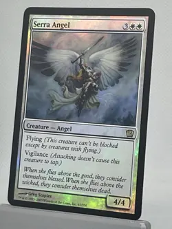 MTG Serra Angel Foil 9th Edition LP 43/350 Magic: The Gathering - Image 2
