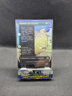 Summon: Fat Chocobo (Borderless Foil) Final Fantasy MTG English - Image 1