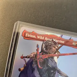 MTG Firion, Wild Rose Warrior 386 Borderless Foil Rare Final Fantasy FIN - Image 3