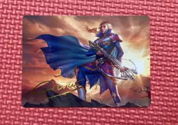Edgar, Master Machinist Art Card Gold-Stamped Signature Final Fantasy NM MTG - Image 1