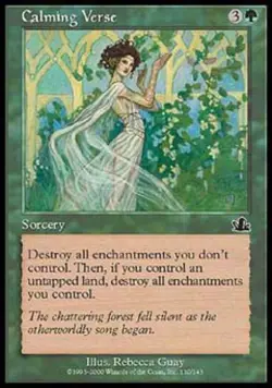 Calming Verse - Light Play MTG Prophecy - Image 1