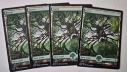Magic The Gathering - MTG - Forest - Battle for Zendikar - Full Art x 4 - NM - Image 1