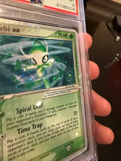 Pokemon Celebi ex EX Unseen Forces Ultra Rare #117 PSA 6 SWIRL - Image 4