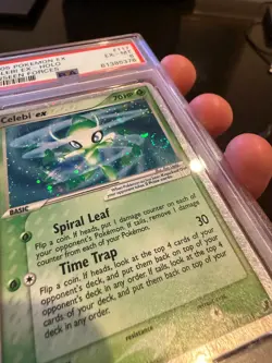 Pokemon Celebi ex EX Unseen Forces Ultra Rare #117 PSA 6 SWIRL - Image 5