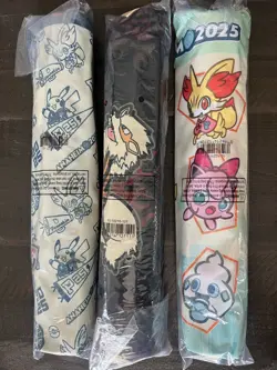 Pokemon World Championships 2025 Anaheim Set Of 3 Playmat & Playmat Bag - Image 1