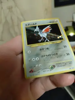 2000 Japanese Pokemon Neo Genesis #227 Skarmory Holo NM Pocket Monsters - Image 5