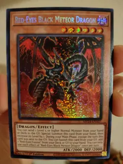 Yugioh Red-Eyes Black Meteor Dragon MP24-EN107 - Image 3