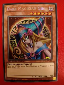 Yugioh Dark Magician Girl (Secret Rare) SBC1-ENA05 - Image 1
