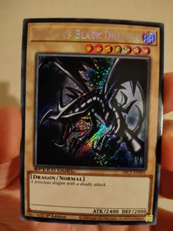 Yugioh Red-Eyes Black Dragon (Secret Rare) SBC1-ENF01 - Image 3