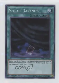 Super Rare - Veil of Darkness 1st Ed. YuGiOh Destiny Soldiers #DESO-EN052 - Image 1