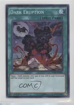 Super Rare - Dark Eruption 1st Ed. YuGiOh Destiny Soldiers #DESO-EN054 - Image 1