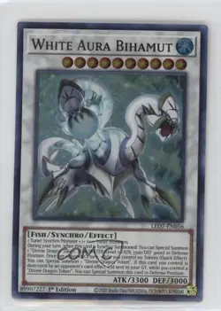 White Aura Bihamut 1st Ed. YuGiOh Legendary Duelists: Rage of RA #LED7-EN056 - Image 1