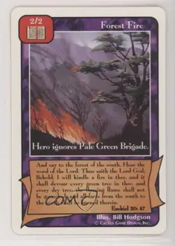1996 Redemption - Collectible Card Game: Prophets Forest Fire - Image 1