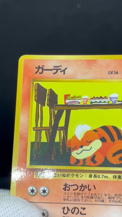 (LP/MP) Growlithe 030/P McDonald's e Series No.058 Vending Japanese Pokemon Card - Image 2