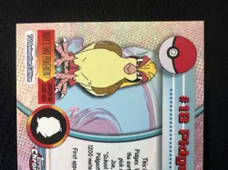 2000 Topps Chrome Pokemon Card Pidgeot #18 - NM - Image 5