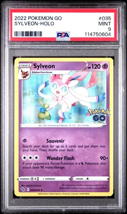 2022 POKEMON GO #035 SYLVEON-HOLO PSA 9 - Image 1