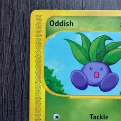 Oddish 122/165 Expedition Base Set Regular LP Pokemon Card TCG Vintage E-Series - Image 2