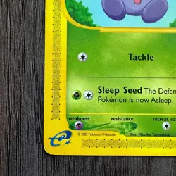 Oddish 122/165 Expedition Base Set Regular LP Pokemon Card TCG Vintage E-Series - Image 4