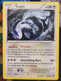 Pokemon XY Fates Collide Lugia Card #79/124 2016 - Image 1