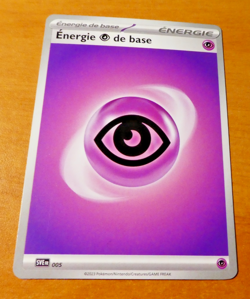 POKEMON RIVALITES DESTINEES CARD CARTE ENERGIE PSY SVE 005 DRI FR MINT - Image 1