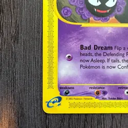 Gastly 109/165 Expedition Base Set Regular LP Pokemon Card TCG Vintage E-Series - Image 4