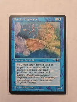 Benthic Explorers (Art B) - Alliances - LP - MTG Magic - Common - Creature - Image 1