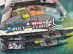 Pokemon TCG: Black Bolt & White Flare Unova Poster Collection *Ships Today* x3 - Image 1