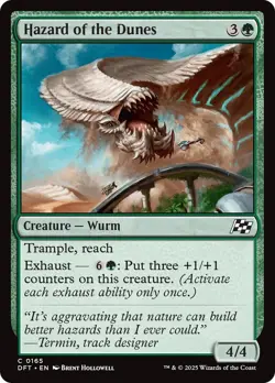 MAGIC THE GATHERING MTG AETHERDRIFT HAZARD OF THE DUNES (#1) Mint - Image 1