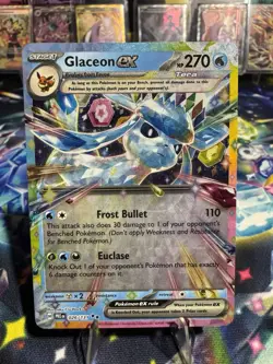 3 Pokemon TCG EX Cards From The Set Prismatic Evolutions NM - Image 4