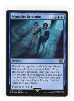 Memories Returning R 0063 Regular - Final Fantasy Magic the Gathering MTG - NM - Image 1